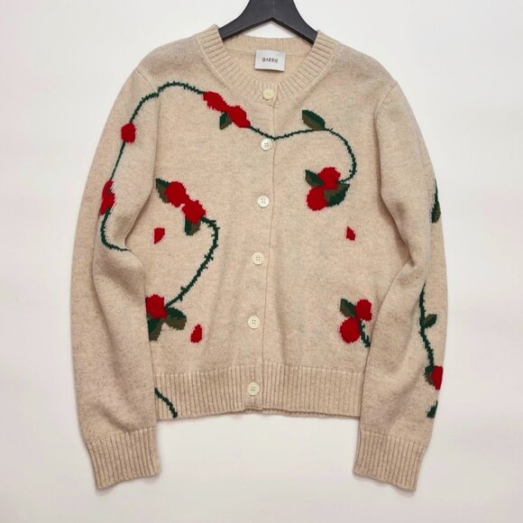 BARRIE English Garden Cashmere Knit Cardigan - Picture 4 of 16